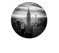 NEW YORK I LOVE NY Premium Quality Edible Large 7.5 Inch Round Icing Cake Topper - Text can be Customizable - Make your Celebrations Memorable with Our Delightful Charming Cake Toppers USA D1