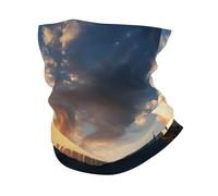 New York In The Sunset Headband Multifunctional Neck Scarf Washable Facial Shield For Yoga Workout Women 25X50Cm