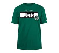 NEW YORK JETS New Era Cap NFL Regular T-Shirt High Density Ink Screenprint Front Graphic Original Team Color Unisex Green
