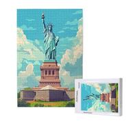 New York Jigsaw Puzzles for Adults 3000 Landscape Puzzles for Adults Wooden, Funny/Difficult/Impossible/Challenging Decompression Games, As a Birthday for Women and Men ML-54