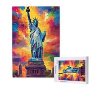 New York Jigsaw Puzzles for Adults 5000 Goddess Puzzles for Adults Wooden, Funny/Difficult/Impossible/Challenging Decompression Games, As a Birthday for Women and Men ML-308