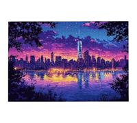New York Jigsaw Puzzles for Adults 6000, 6000 Piece Jigsaw Puzzles for Adults, 179.5x105.5cm Hard Impossible Wooden Puzzle, Challenging Game for the Whole Family, Home Decor, Theme: (Landscape), -6905