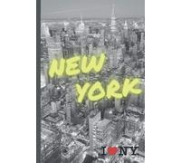 New York Journal: 100-page 6"x9" Notebook Diary No Dates Blank Dotted-Line To Capture Your Big Apple Experiences