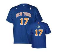 New York Knicks Jeremy Lin #17 NBA T-Shirt (XL)