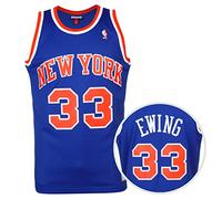 New York Knicks Patrick Ewing 1991 Road Swingman Jersey, Blue, Large