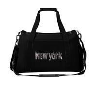 New York Large Capacity Travel Duffel Bag Sport Weekender Overnight Backpack Lightweight Luggage Bags