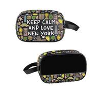 New York Makeup Bag Gifts for New York Lovers Clear Toiletry Bag with Handle NY Tourist Gifts Cosmetic Purse (2598 New York Clear Bag)