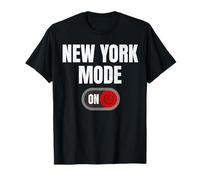 New York Mode On Funny Tourism Travel Vacation Souvenir T-Shirt