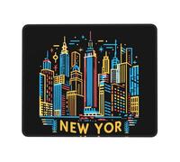 New York Mouse-Pad Non-Slip Rubber Base Mousepads for Office Home 11.8"x9.8"