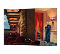 New York Movie Paint by Edward Hopper Picture Print On Framed Canvas Wall Art 12’’x 8’’inch(30x 20 cm) -18mm Depth
