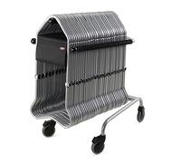 New York museum stool package incl. Lectus transport trolley - LECTUS 2541E SET 1