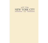 New York New York City USA: Classic College Ruled Minimalist Notebook for Students, Daily Writing, Travel Journals, Souvenir Gifts, and Patriotic Holidays | 120 Pages