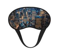 New York Night Print Comfort Eye Mask for Sleeping Light Blocking Nap for Travel Yoga Camping Night Rest