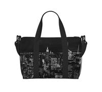 New York Night Sky Handheld Crossbody Travel Bag Single Shoulder Handbag Sports and Fitness Bag Travel Luggage Bag