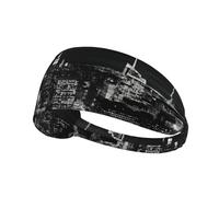 New York Night Sky Patterned sports headband, yoga elastic headband, suitable for running, fitness, cycling and other sports.