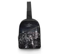 New York Night Sky Sling Bag Cross Body Bag Waist Pack