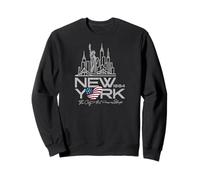 New York NYC Skyline 1664, The City That Never Sleeps Sweatshirt