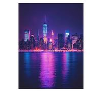 New York Paint by Numbers for Adults, City Paint by Numbers for Children, DIY Hobbies for Adults Women Canvas for Painting 22x16 in,Paintings Wall Art for Living Room Decor, Gifts for Women model-8292