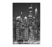 New York paintings -Print 1000 Piece Picture Puzzle -Wooden,Family-Friendly Fun For All Ages,For Relaxation And Gift-Giving.