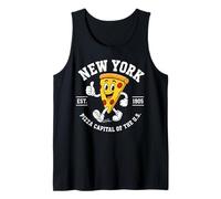 New York Pizza Capital of USA Fun Pizza Lovers Tank Top