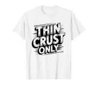 New York Pizza Thin Crust Coal Fired Authentic Slice Lover T-Shirt