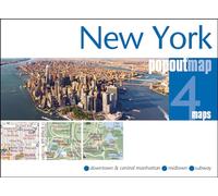 New York PopOut Map - pocket size, pop up map of new york city