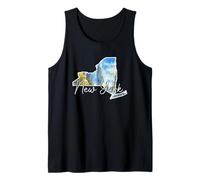 New York Pride Watercolor Skyline Cityscape Art Tank Top