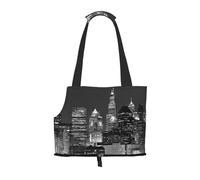 New York Printed Foldable Pet Bag - Portable Puppy Cat Travel Handbag Tote,Pet Carrier Backpacks.