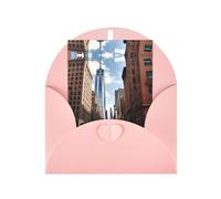 New York Printing Notecards With Envelopes,Vertical Love Buckle Blank Pearl Paper Packaging Holiday Greeting