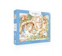 New York Puzzle Company - Beatrix Potter Home Sweet Burrow - 750 Piece Jigsaw Puzzle for Family Game Nights by Beatrix Potter