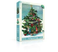 New York Puzzle Company - Janet Hill The Peppermint Family - 1000 Piece Jigsaw Puzzle
