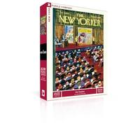 New York Puzzle Company - New Yorker Art Auction - 1000 Piece Jigsaw Puzzle for Family Game Nights by Anatol Kovarsky