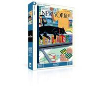 New York Puzzle Company - New Yorker Bodega Cat - 1000 Piece Jigsaw Puzzle for Adults by R. Kikuo Johnson