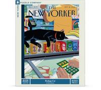 New York Puzzle Company - New Yorker Bodega Cat - 1000 Piece Jigsaw Puzzle for Family Game Nights by R. Kikuo Johnson