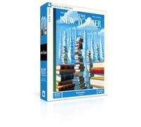 New York Puzzle Company - New Yorker Bookopolis - 1000 Piece Jigsaw Puzzle for Adults by Eric Drooker