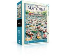 New York Puzzle Company - New Yorker Gridlock Lake - 1500 Piece Jigsaw Puzzle