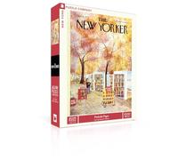 New York Puzzle Company - New Yorker Parkside Pages - 1000 Piece Jigsaw Puzzle for Adults by Charles E Martin