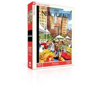 New York Puzzle Company - New Yorker Peak Season - 1000 Piece Jigsaw Puzzle for Family Game Nights by Victoria Tentler-Krylov
