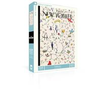 New York Puzzle Company - New Yorker Undercover - 1000 Piece Jigsaw Puzzle for Adults by Peter de Sève