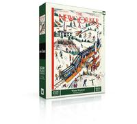 New York Puzzle Company - New Yorker Winter Weekend - 1000 Piece Jigsaw Puzzle