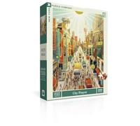 New York Puzzle Company - Victo Ngai City Prayer - 1000 Piece Jigsaw Puzzle for Adults by Victo Ngai