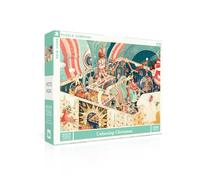 New York Puzzle Company - Victo Ngai Unboxing Christmas - 1000 Piece Jigsaw Puzzle for Family Game Nights by Victo Ngai