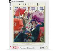 New York Puzzle Company - Vogue Magazine Painted Parasols - 1000 Piece Jigsaw Puzzle for Family Game Nights by Pierre Brissaud