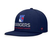 New York Rangers Authentic Pro Flat Brim Square Visor Structured Adjustable Cap