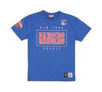New York Rangers Logo Tee - male - Mitchell & Ness - T-Shirts - Blue - XL - Tops XL