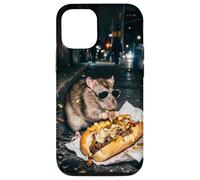 New York Rat Eating a Cheese Steak Gen Z Meme Graphic Case for iPhone 12/12 Pro