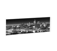 new york -Rectangular Acrylic Table Signs - Clear Custom Nameplates For Office Desk, Restaurant, Events - Smooth Edge Professional Signage.