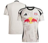 adidas New York Red Bulls Away Shirt 2025 2026 Adults L Beige