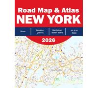 New York Road Map 2026 - New York Road Atlas - New York State Road Map - New York City Road Map