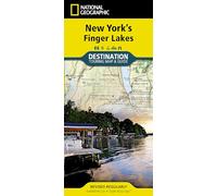 New York’s Finger Lakes Map - National Geographic Destination Map | Travel, Wine Country, Waterfalls, Hiking Trails & Scenic Drives | Waterproof, Tear-Resistant Touring Guide